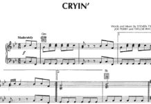 Aerosmith. «Cryin'»: ноты для фортепиано